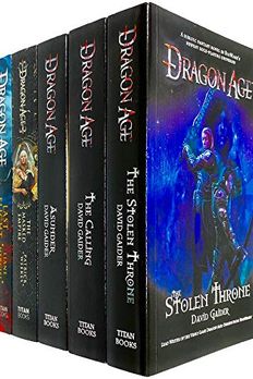 Dragon Age 5 Books Series Collection Set by David Gaider (Stolen Throne, Calling, Asunder, Masked Empire & Last Fight) book cover