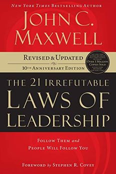 The 21 Irrefutable Laws of Leadership book cover