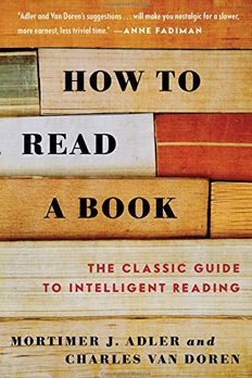 How to Read a Book book cover