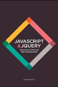JavaScript and JQuery book cover