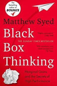 Black Box Thinking book cover