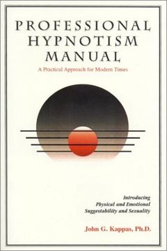Professional hypnotism manual book cover