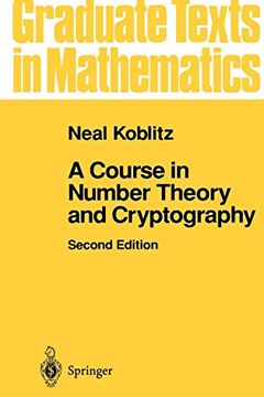 A Course in Number Theory and Cryptography book cover