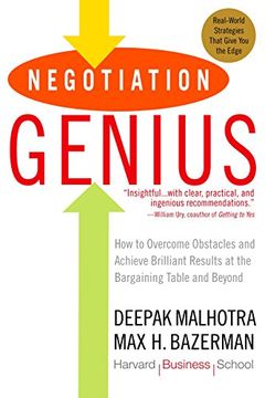 Negotiation Genius book cover