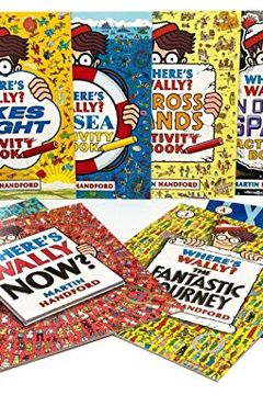 Where's Wally Amazing Adventures and Activities 8 Books Bag Collection Set ( Where's Wally, Now?,The Fantastic Journey, In Hollywood, In Outer Space, At Sea, Across Lands & Takes Flight) book cover