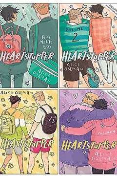 Heartstopper Series Volume 1-4 Books Set By Alice Oseman book cover