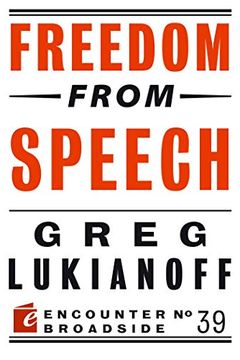 Freedom from Speech book cover