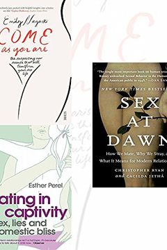Come as You Are, Mating in Captivity and Sex at Dawn 3 Books Bundle Collection With Gift Journal - the surprising new science that will transform your sex life, How We Mate, Why We Stray, and What It Means for Modern Relationships book cover