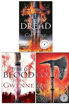 John Gwynne Of Blood and Bone Series 3 Books Collection Set (A Time of Dread, A Time of Blood, [Hardcover] A Time of Courage) book cover