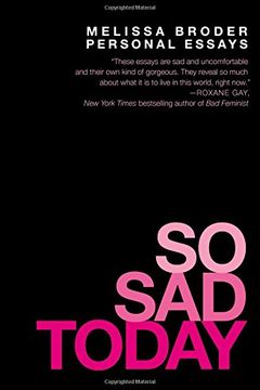 So Sad Today book cover