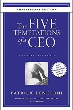 The Five Temptations of a CEO, Anniversary Edition book cover