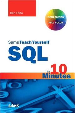 SQL in 10 Minutes a Day, Sams Teach Yourself book cover