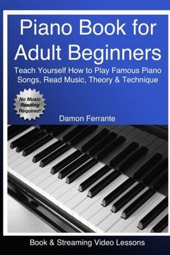 Piano Book for Adult Beginners book cover