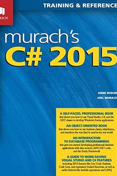 Murach's C# 2015 book cover