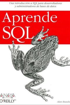 Aprende SQL/ Learning SQL book cover