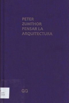 Pensar la arquitectura book cover