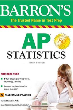 AP Statistics with Online Tests book cover
