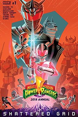 Mighty Morphin Power Rangers 2018 Annual book cover