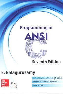 Programming In Ansi C book cover