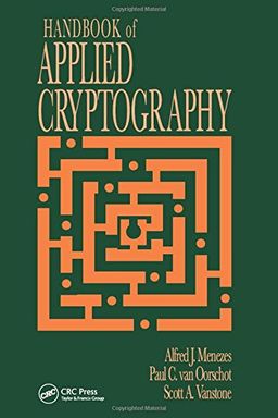 Handbook of Applied Cryptography book cover