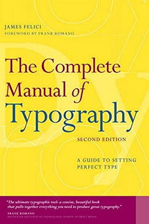 The Complete Manual of Typography book cover