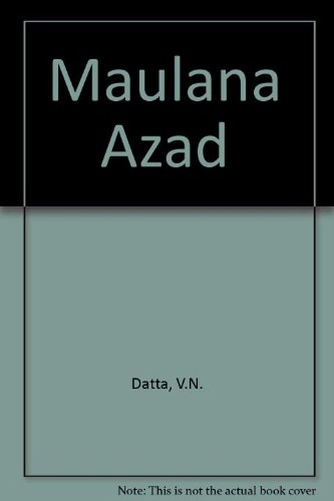 Maulana Azad book cover
