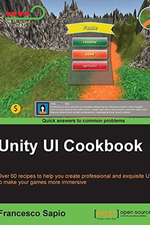 Unity UI Cookbook book cover