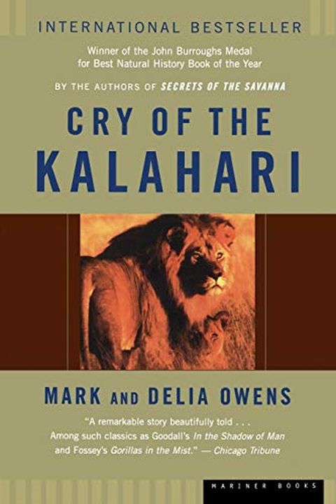 Cry of the Kalahari book cover