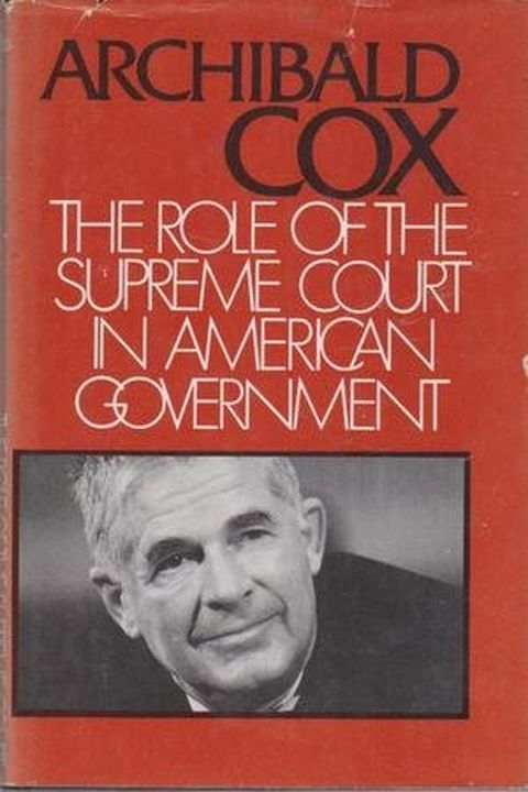 The role of the Supreme Court in American government book cover