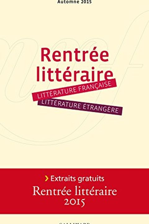 Rentrée littéraire book cover