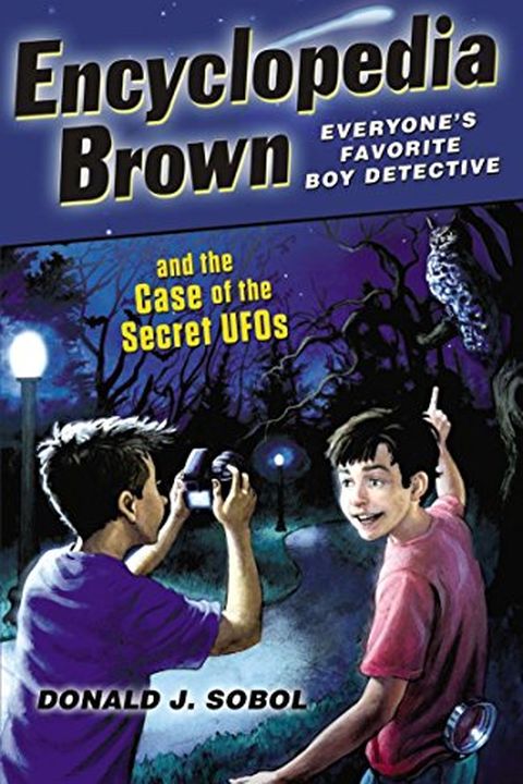 Encyclopedia Brown and the Case of the Secret UFOs book cover