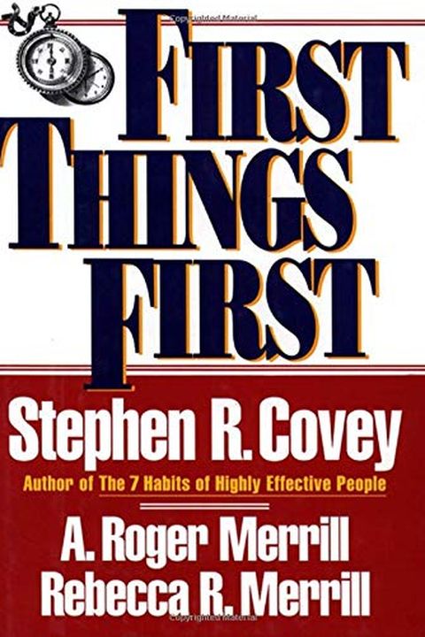 First Things First book cover