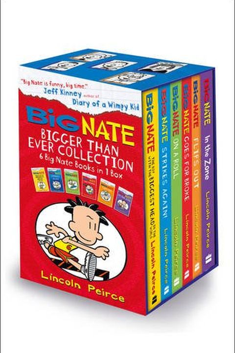 Big Nate Series Collection Lincoln Peirce 6 Books Box Set Gift Pack book cover