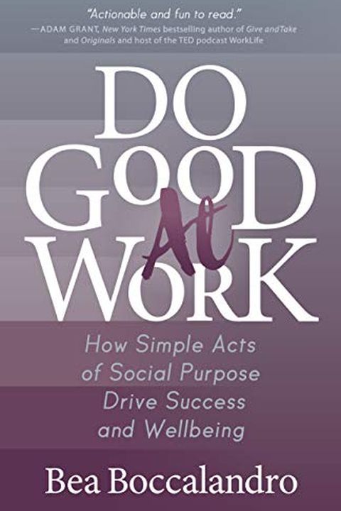 Do Good At Work book cover
