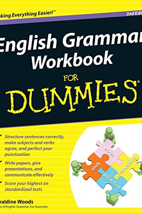 English Grammar Workbook For Dummies book cover