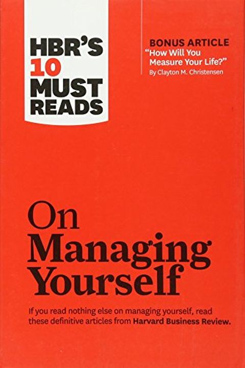 HBR's 10 Must Reads on Managing Yourself book cover