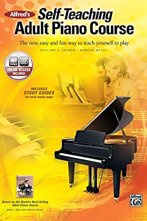 Alfred's Self-Teaching Adult Piano Course book cover