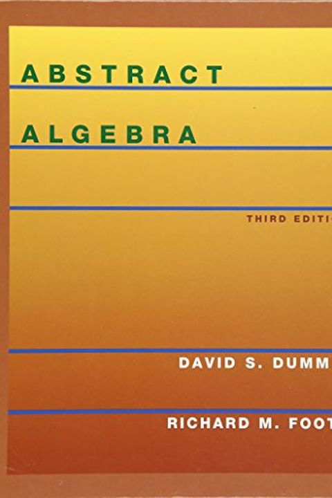 Abstract Algebra book cover