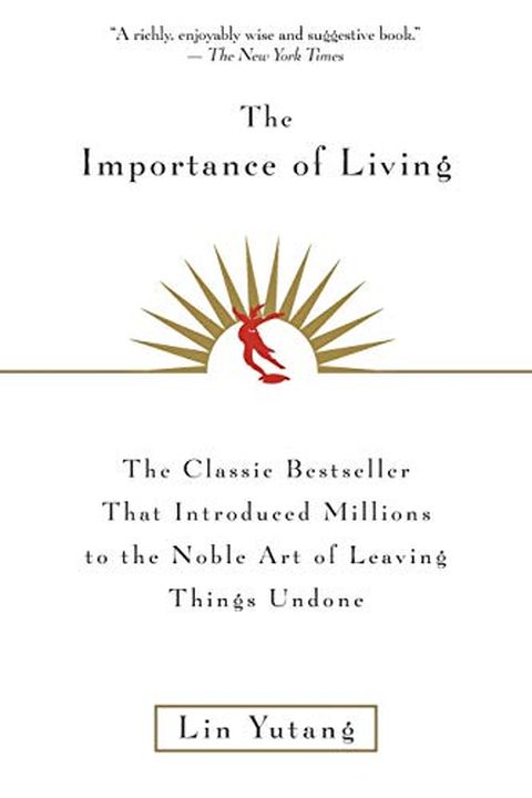 The Importance Of Living book cover