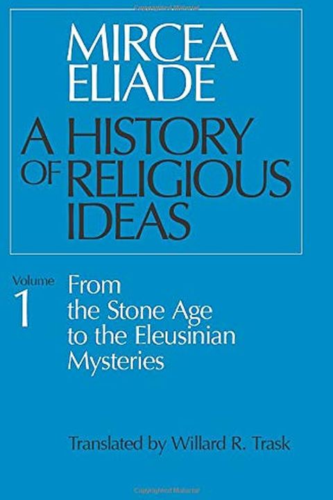 A History of Religious Ideas, Volume 1 book cover