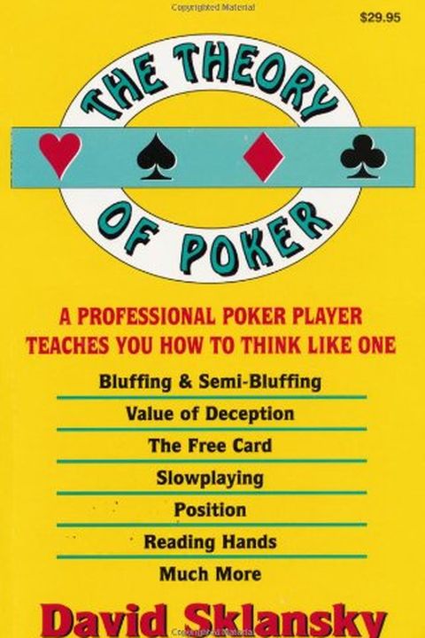 The Theory of Poker book cover