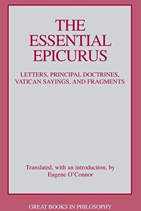 The Essential Epicurus book cover