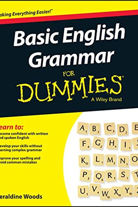 Basic English Grammar For Dummies - US book cover