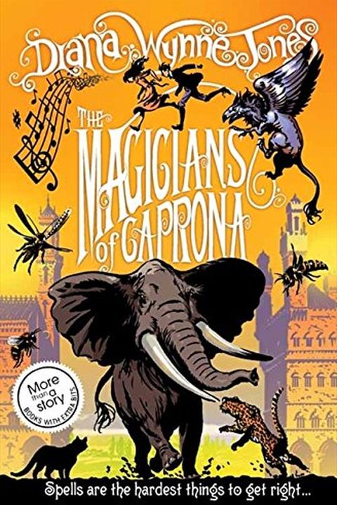 The Magicians of Caprona. Diana Wynne Jones book cover