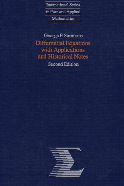 Differential Equations with Applications and Historical Notes book cover