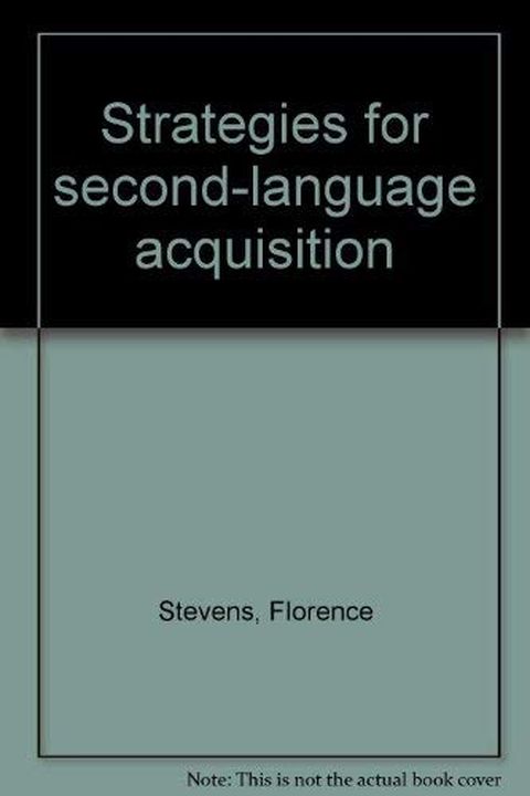 Strategies for second-language acquisition book cover