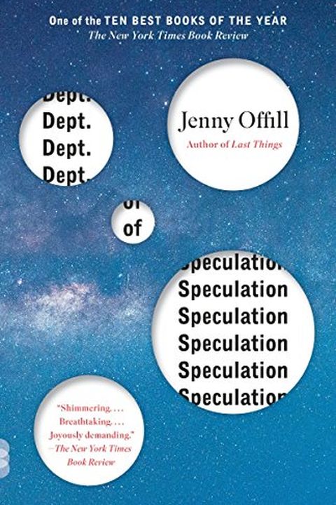 Dept. of Speculation book cover