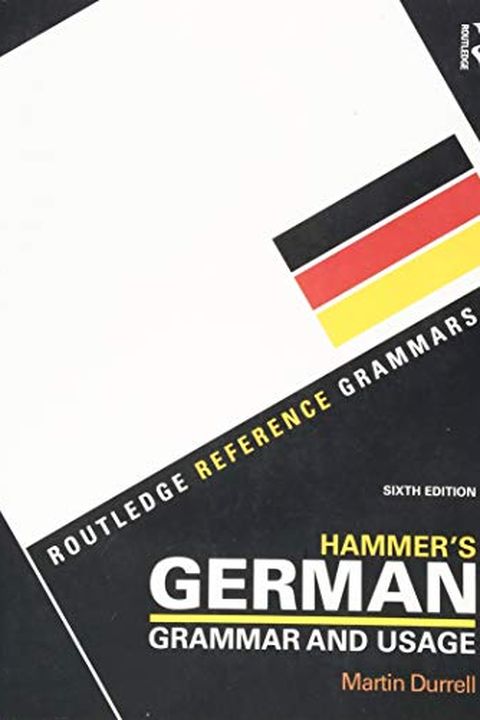 Hammer's German Grammar and Usage book cover