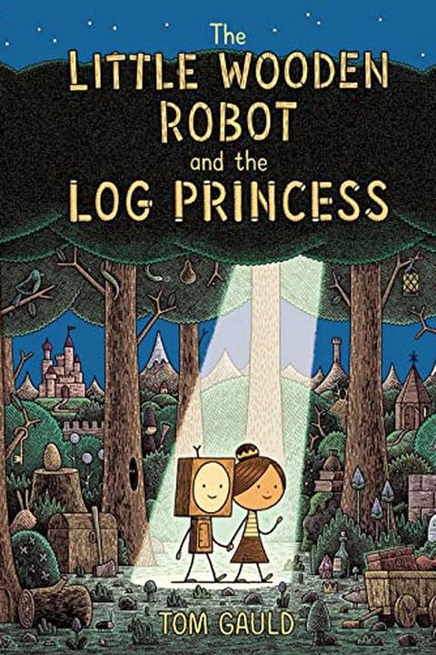 The Little Wooden Robot and the Log Princess book cover
