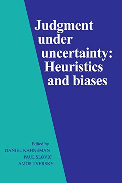 Judgment Under Uncertainty book cover